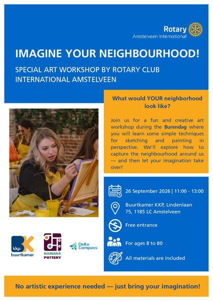 RCIA Buurtkamer art workshop 2026 Flyer